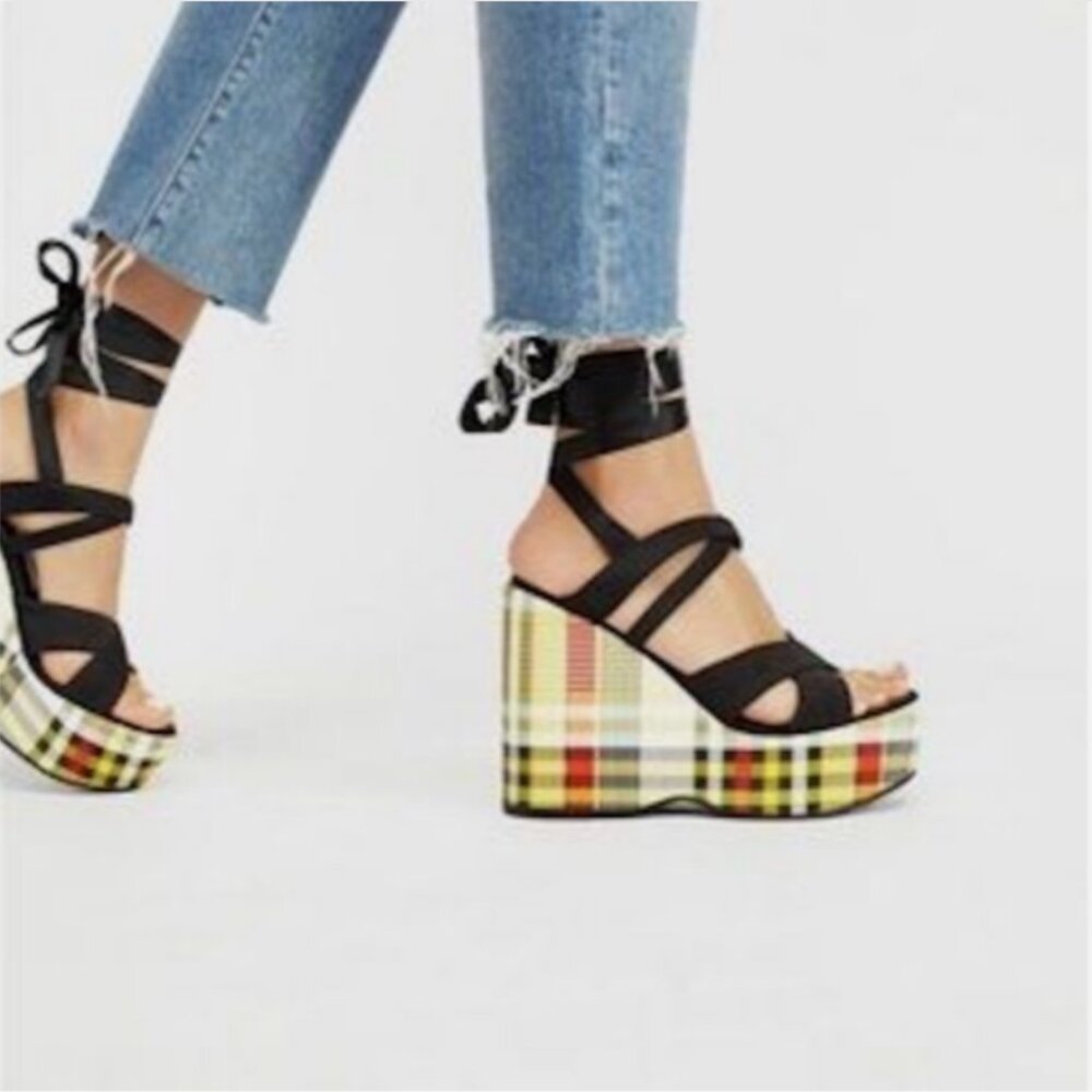 NWOB Intentionally Blank Classified Plaid Platform